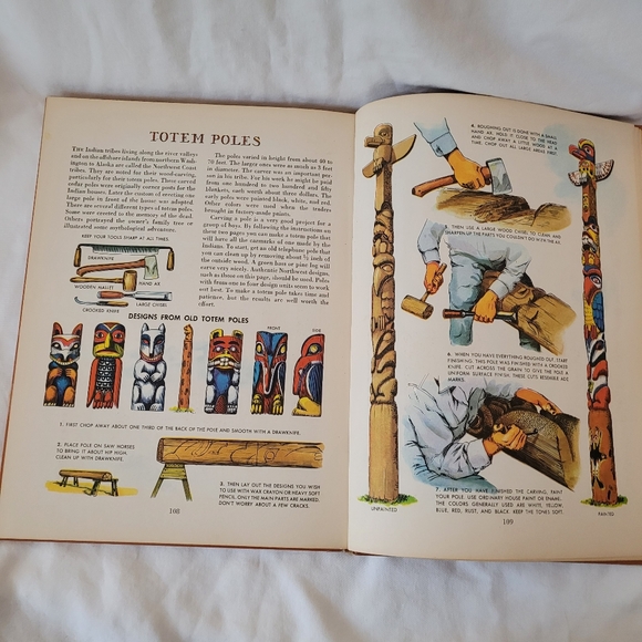 Vintage The Golden Book of Indian Crafts and Lore, 1954, by W. Ben Hunt - Picture 6 of 13
